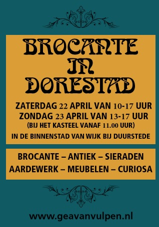 weekendtips april brocante in dorestad