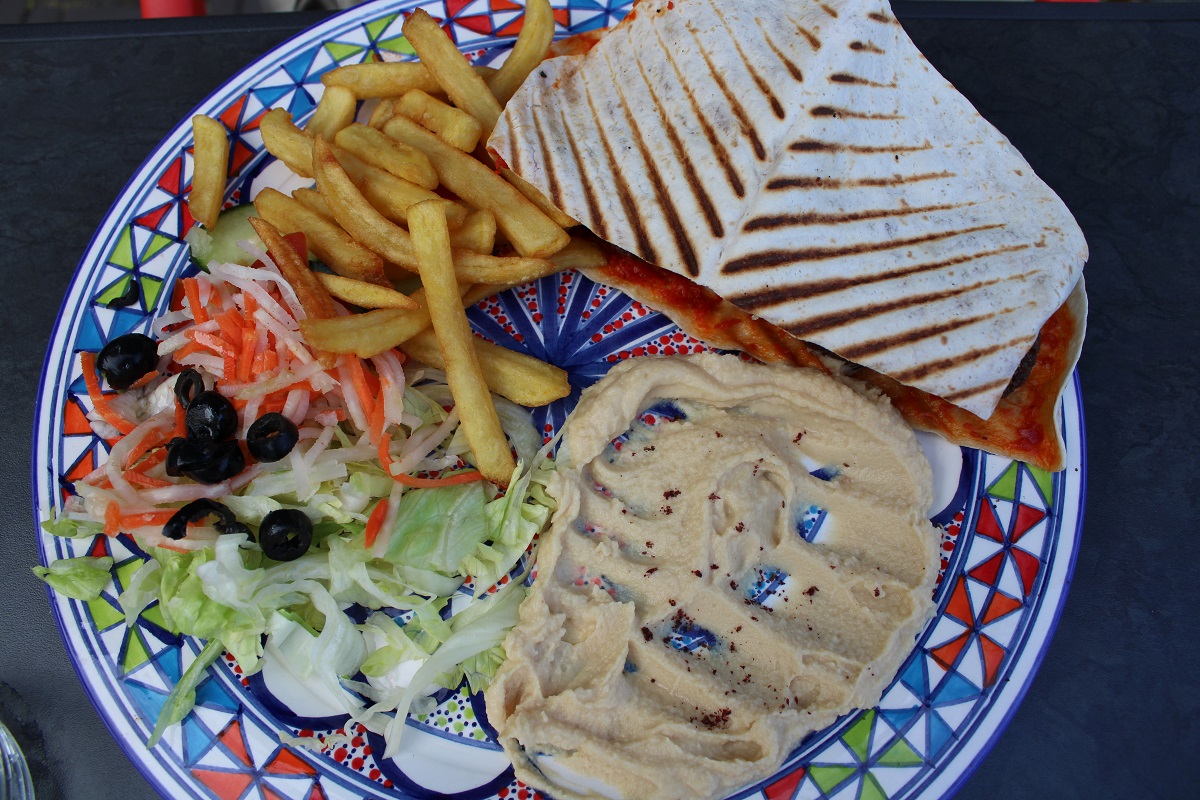 Uit eten bij Multifood in Arnhem falafel