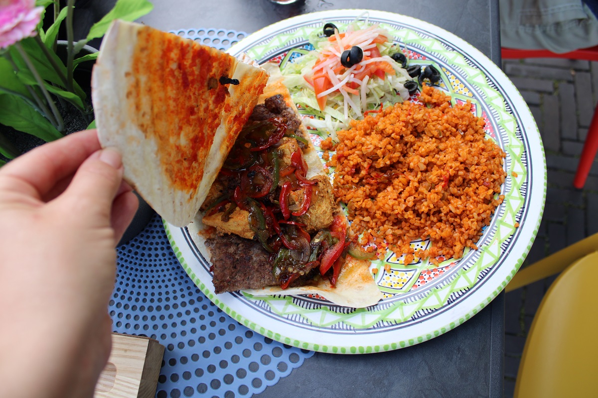 Uit eten bij Multifood in Arnhem mix met bulgur