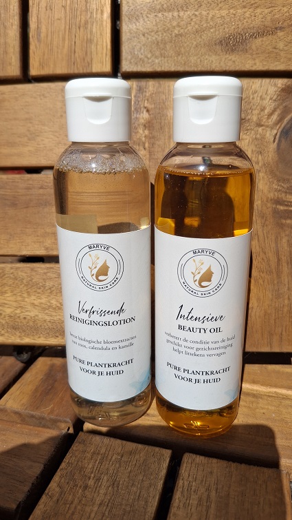 Review Maryve Natural Skincare reiniging en beauty oil